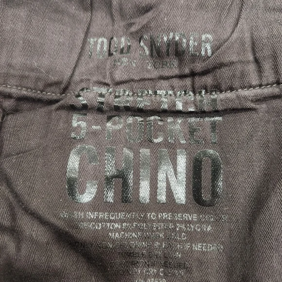 NWOT Todd Snyder Slim Garment Dyed 5 Pocket Twill Pants 33/32 Brown Stretch - Picture 8 of 13